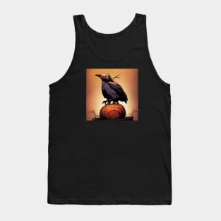 A bird on a pumpkin Tank Top